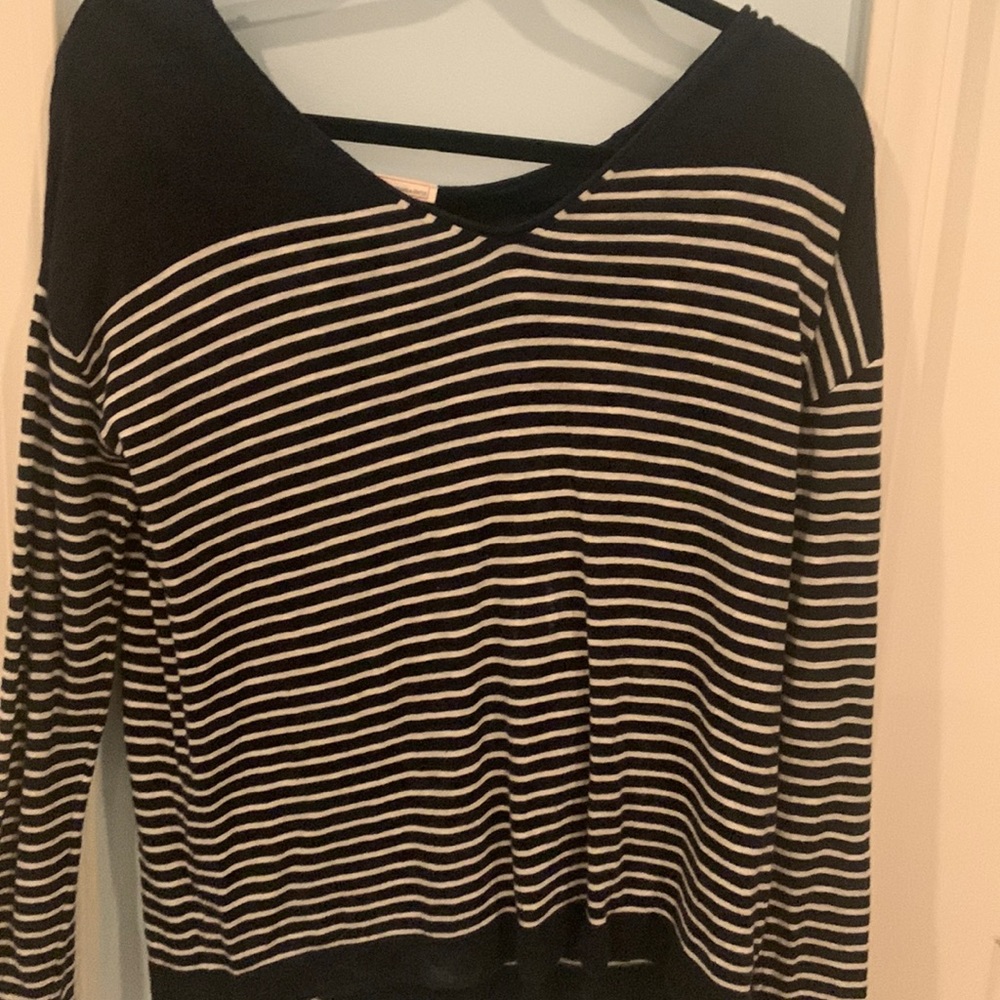 Striped, long sleeve top